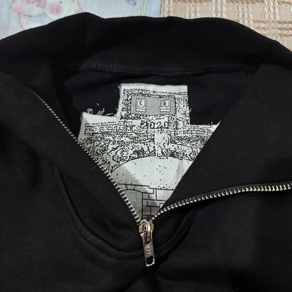 Cav Empt Black High Neck Sweatshirt - Picture 7 of 9